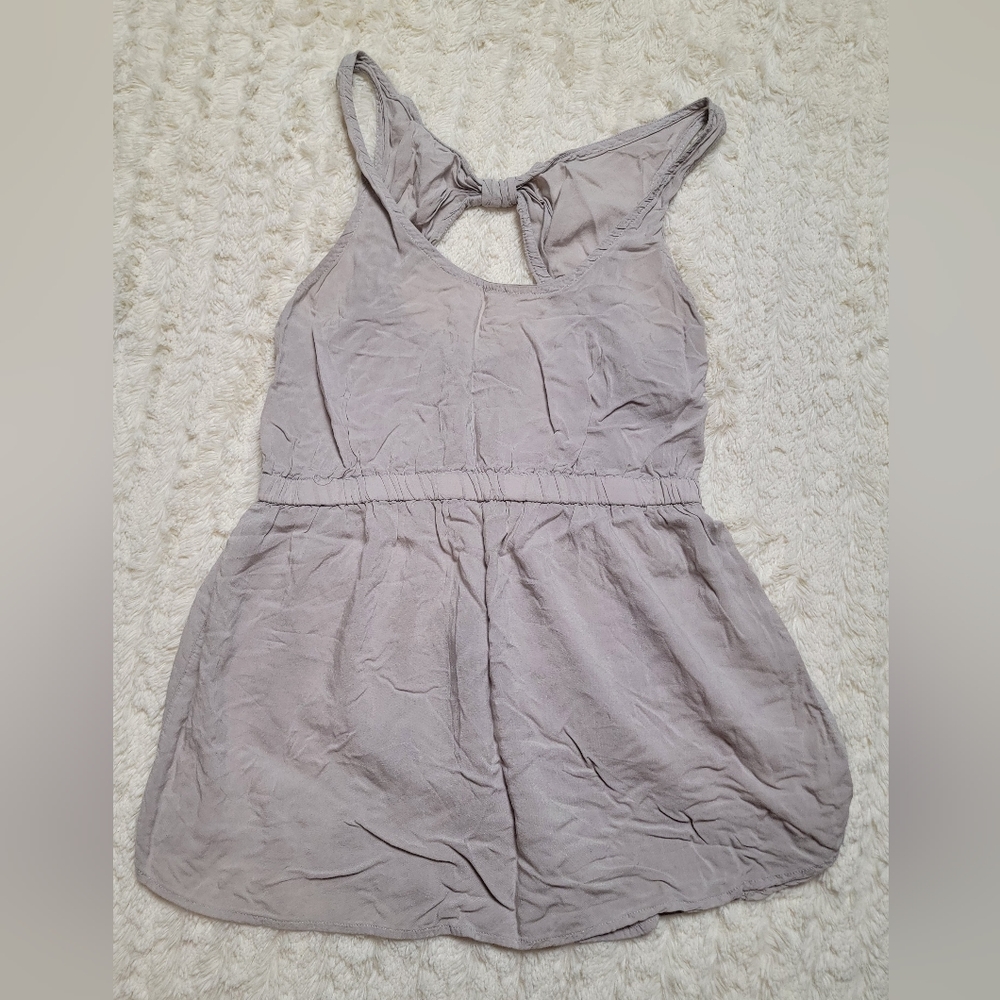 Poetry light gray blouse size M